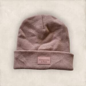 Abercrombie & Fitch Kids Mauve Pink Cuffed Folded Beanie